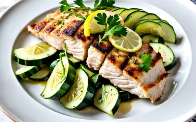 Escalopes de dinde aux courgettes et citron : recette légère et savoureuse