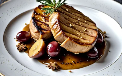 Escalopes de foie gras poêlées au cacao : recette gourmande et raffinée