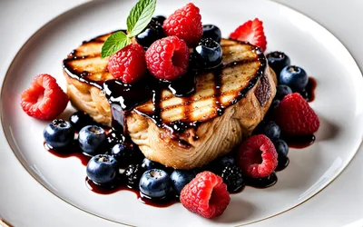 Escalopes de foie gras poêlées aux fruits rouges frais - Recette raffinée et gourmande