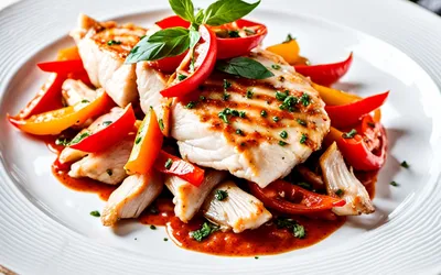 Recette facile d'escalopes de poulet à la sauce portugaise