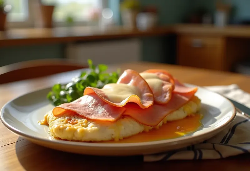 Escalopes de poulet gratinées au jambon : recette facile et savoureuse