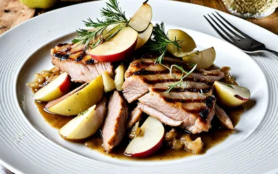 Escalopes de veau à la normande au cidre et pommes - recette facile et gourmande