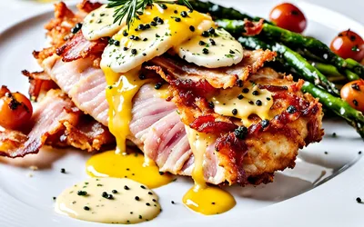 Escalopes de veau au bacon et fromage fondant : recette facile et gourmande