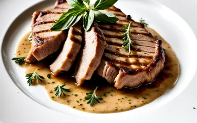 Escalopes de veau fondantes à la purée d'oignons onctueuse - recette facile et rapide