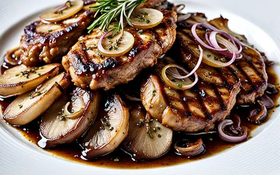Escalopes de Veau aux Oignons Caramélisés : Recette Facile et Savoureuse