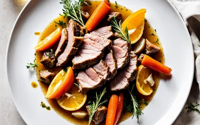 Estouffade de Veau à l'Orange : Recette facile et savoureuse de plat mijoté