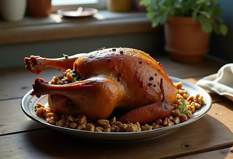 Faisan Farci aux Noix et Raisins : Recette Gourmande et Authentique