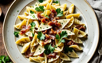 Farfalle à la Montagnarde : recette gourmande de pâtes au fromage et lardons