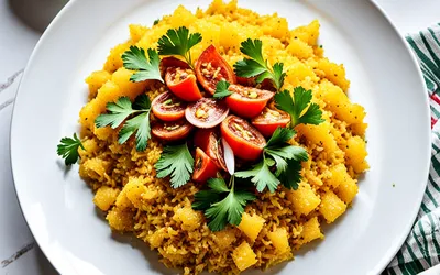 Recette authentique de Farofa brésilienne à l'huile de palme