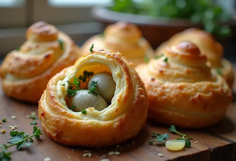 Feuilletés aux escargots : recette gourmande et facile