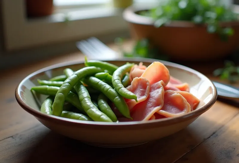 Fèves au jambon savoureuses : recette traditionnelle facile et rapide