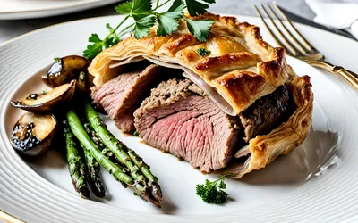 Filet de bœuf en croûte aux champignons : recette gourmande et raffinée