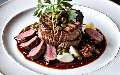 Recette authentique de filet de bœuf flamand à l'américaine - saveurs belges