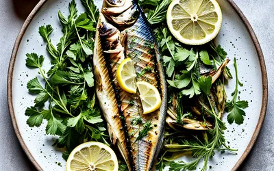 Filet de maquereau grillé au barbecue avec marinade citronnée - recette facile et rapide