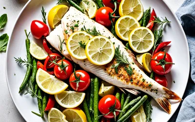 Recette facile de filet de poisson à la méditerranéenne avec légumes confits