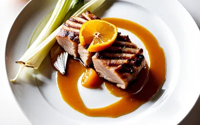 Recette facile de filet de porc à l'orange et compote de chicons