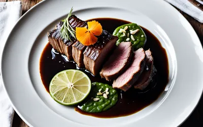 Filet de sanglier au pain d'épices et sauce citron vert : recette gourmande et raffinée