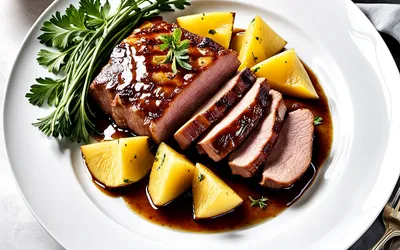 Filet mignon de porc à l'ananas caramélisé : recette facile et gourmande
