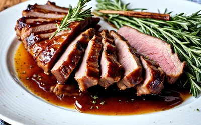 Filet mignon de porc au miel caramélisé : recette facile et savoureuse