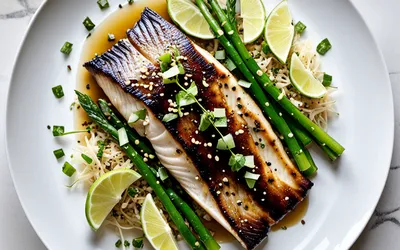 Filets de bar à la japonaise : recette facile et savoureuse