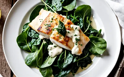 Filets de cabillaud à la florentine : recette facile et gourmande aux épinards