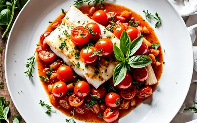 Filets de cabillaud à la tomate : recette facile et saine