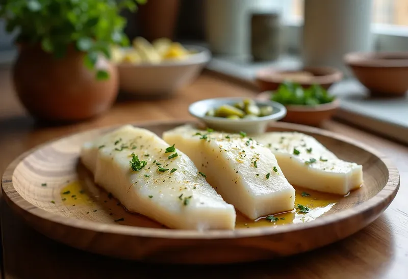 Filets de cabillaud fondants à la sauce tartare maison