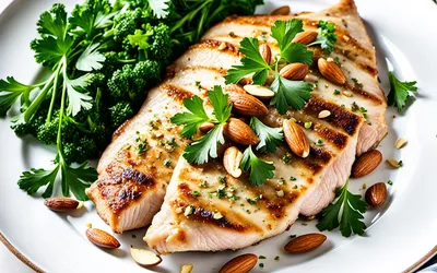 Filets de dinde sautés aux amandes croquantes : recette rapide et savoureuse