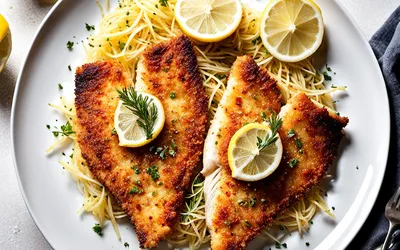 Filets de lieu panés au parmesan croustillants et savoureux - recette facile