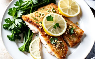 Filets de limande croustillants aux noisettes et citron - recette facile et rapide