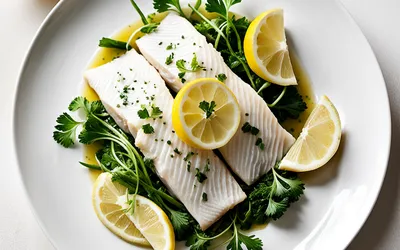 Filets de poisson sauce citron au micro-ondes : recette rapide et savoureuse
