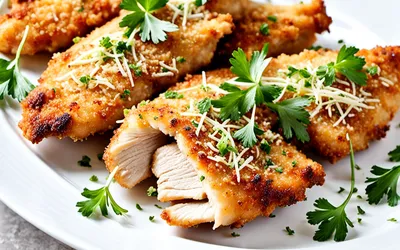 Filets de poulet croustillants à la romaine : recette facile et rapide