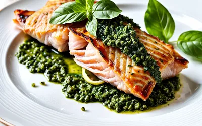 Filets de rougets croustillants au pesto en feuilles de brick - recette facile et gourmande