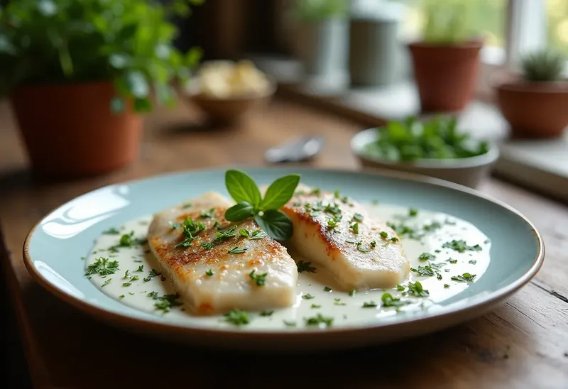 Filets de Sole Fondants au Yaourt et Herbes Fraîches