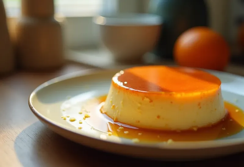 Flan à l'orange caramélisé : dessert gourmand et facile