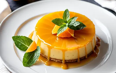 Recette facile de flan à l'orange avec gélatine - Dessert onctueux et frais