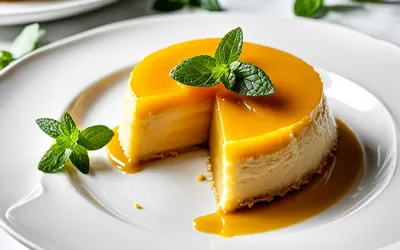 Flan à l'orange onctueux et parfumé - recette facile et gourmande