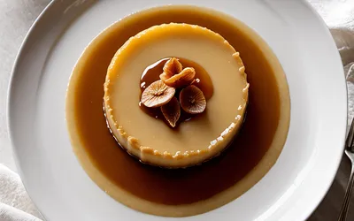 Flan au lait à la farine de châtaigne : recette facile et gourmande