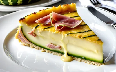 Flan de courgettes au jambon fondant : recette facile et gourmande