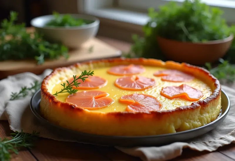 Flan de courgettes au saumon fumé : recette gourmande et légère