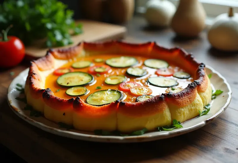 Flan de légumes aux couleurs de l'Italie : recette savoureuse et colorée