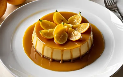 Flan gourmand aux bananes et oranges fraîches - recette facile et rapide