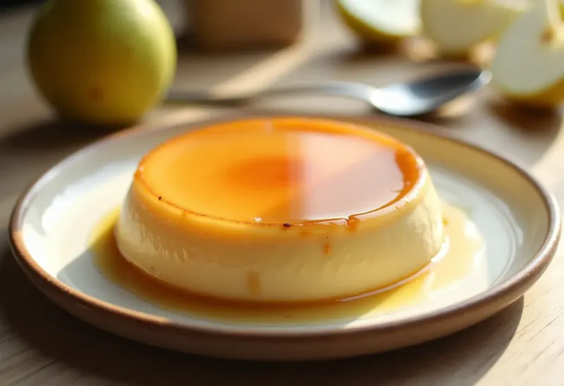 Flan léger aux poires fondantes : dessert sain et gourmand