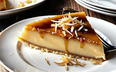Flan onctueux à la noix de coco sucré au fructose - recette facile et légère
