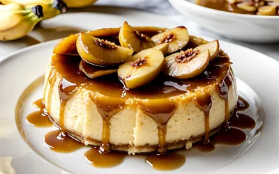 Flan onctueux aux bananes caramélisées : recette facile et gourmande