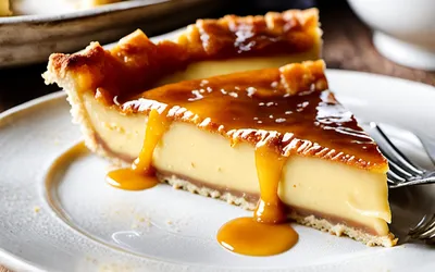 Recette facile de flan en pâte brisée maison, onctueux et savoureux