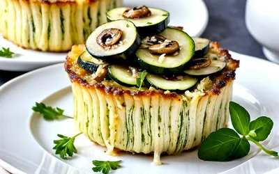 Flans de Courgettes et Champignons Fondants - Recette Facile et Rapide