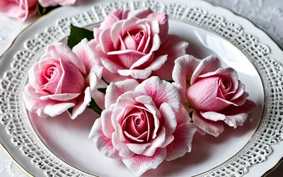 Recette facile de fleurs de roses cristallisées maison pour décorer vos desserts