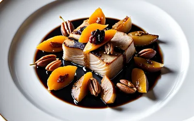 Foie gras aux fruits secs et poires au sirop : recette gourmande et raffinée