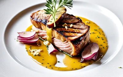 Recette Foie gras de canard poêlé à la sauce mayacoise - Plat raffiné